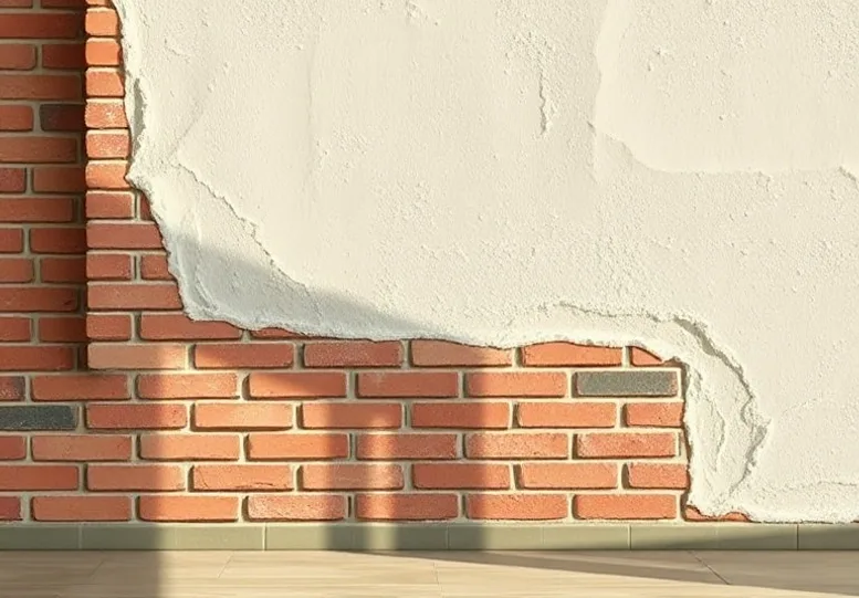 Application d'un enduit décoratif à la lisseuse sur un mur