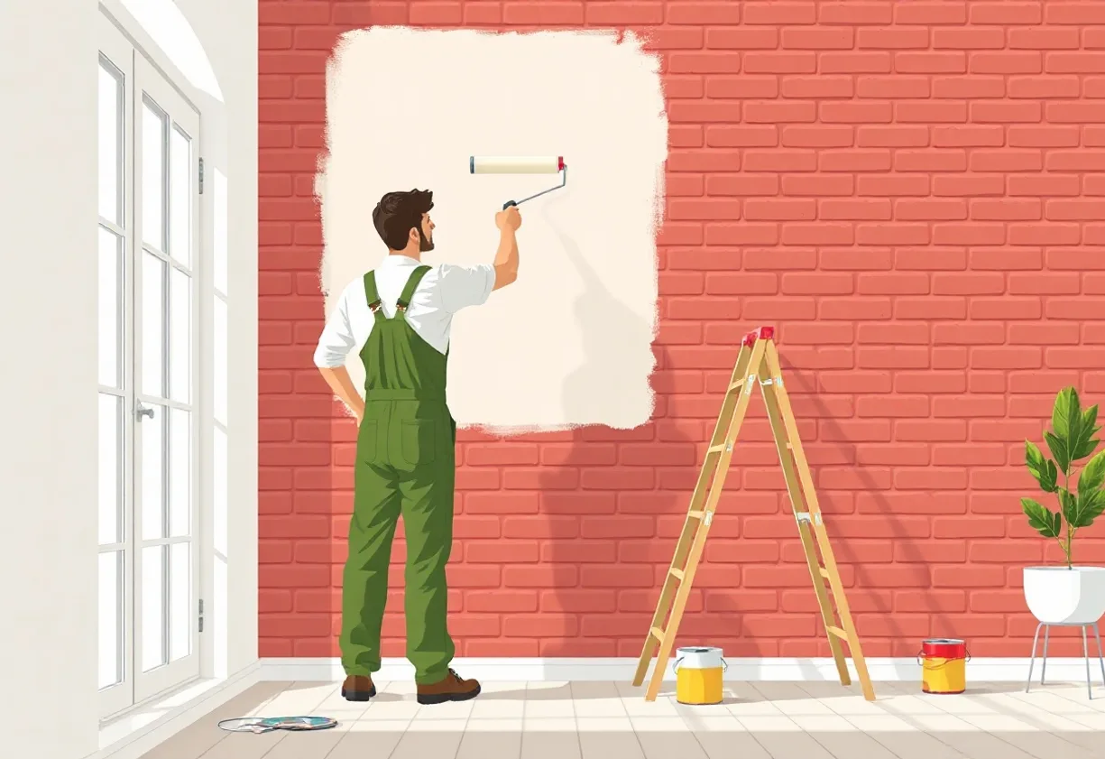 Peintre Elbeuf 76500 en intervention sur un chantier