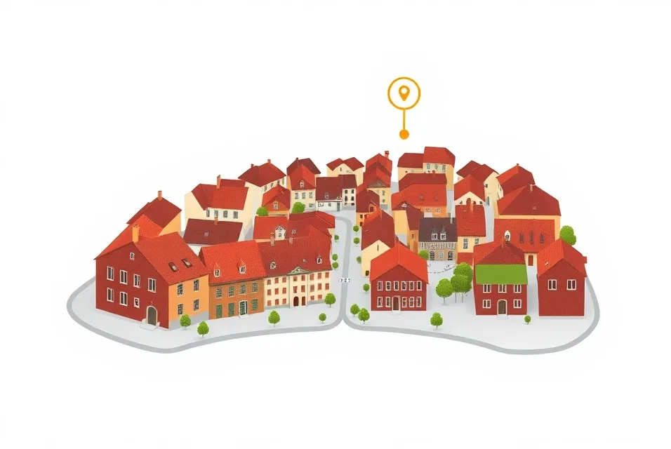 Carte du secteur d'intervention autour de Elbeuf (76500)